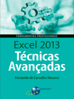 Excel 2013 Técnicas Avançadas