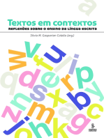 Textos em contextos: Reflexões sobre o ensino da língua escrita