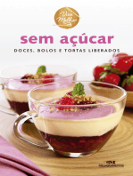 Sem açúcar: Doces, bolos e tortas liberados