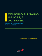 Concílio Plenário na Igreja do Brasil: A Igreja no Brasil de 1900 a 1945