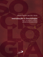 Introdução a Sociologia: Marx, Durkheim e Weber, referências fundamentais