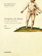 Gregório de Matos - Volume 3: Poemas atribuídos. Códice Asensio-Cunha