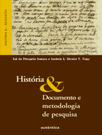 História & Documento e metodologia de pesquisa