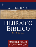 Aprenda o Hebraico Bíblico: Livro de Exercícios