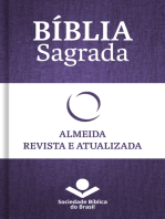 Bíblia Sagrada RA - Almeida Revista e Atualizada: Com notas, referências cruzadas e palavras de Jesus em vermelho.