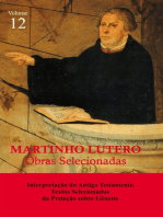 Martinho Lutero - Obras Selecionadas Vol. 12: Interpretação do Antigo Testamento - Textos Selecionados da Preleção sobre Gênesis
