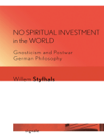 No Spiritual Investment in the World: Gnosticism and Postwar German Philosophy