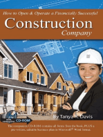 How to Open & Operate a Financially Successful Construction Company With Companion CD-ROM
