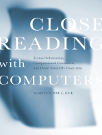 Close Reading with Computers: Textual Scholarship, Computational Formalism, and David Mitchell's <i>Cloud Atlas</i>