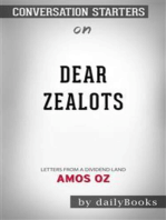 Dear Zealots: Letters from a Divided Land by Amos Oz | Conversation Starters
