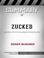 Summary of Zucked: Waking Up to the Facebook Catastrophe: Conversation Starters