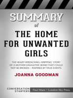Summary of The Home for Unwanted Girls: The heart-wrenching, gripping story of a mother-daughter bond that could not be broken – inspired by true events: Conversation Starters