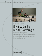 Entwürfe und Gefüge: William Forsythes choreographische Arbeiten in ihren architektonischen Konstellationen