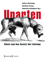 Unarten: Kleist und das Gesetz der Gattung