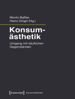 Konsumästhetik: Umgang mit käuflichen Gegenständen