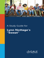 A Study Guide for Lynn Nottage's "Sweat"