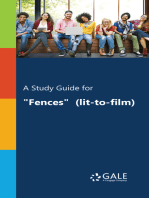 A Study Guide for "Fences" (lit-to-film)
