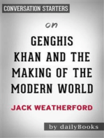 Genghis Khan and the Making of the Modern World: by Jack Weatherford | Conversation Starters