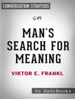 Man's Search for Meaning: by Viktor E. Frankl | Conversation Starters