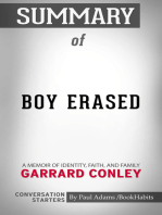 Summary of Boy Erased: A Memoir of Identity, Faith, and Family: Conversation Starters