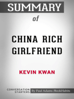 Summary of China Rich Girlfriend: A Novel: Conversation Starters
