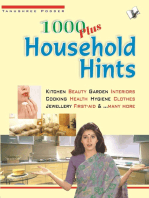 1000 Plus Household Hints: Ways to keep your house sparkling clean - kitchen, health, hygine, clothes and jewellary... In Hindi