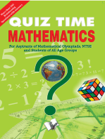 Quiz Time Mathematics: Improving knowledge of Mathematics while being entertained