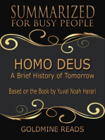 Homo Deus - Summarized for Busy People: A Brief History of Tomorrow: Based on the Book by Yuval Noah Harari