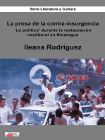 La prosa de la contra-insurgencia: 'Lo político' durante la restauración neoliberal en Nicaragua