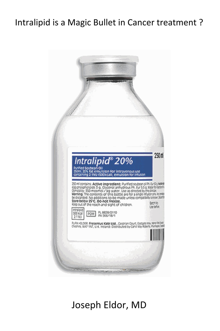 Intralipid is a Magic Bullet in Cancer treatment? by Joseph Eldor ...