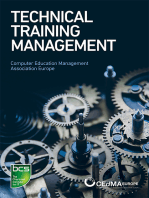 Technical Training Management: Commercial skills aligned to the provision of successful training outcomes