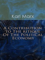 A Contribution to The Critique Of The Political Economy