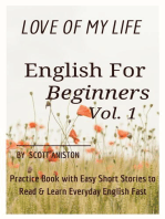 English for Beginners: Love Of My Life, Practice Book with Easy Short Stories to Read & Learn Everyday English Fast