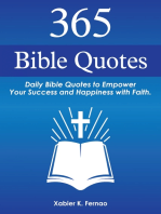 365 Bible Quotes: Daily Bible Quotes to Empower Your Success and Happiness with Faith