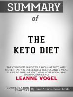 Summary of The Keto Diet: The Complete Guide to a High-Fat Diet, with More Than 125 Delectable Recipes and 5 Meal Plans to Shed Weight, Heal Your Body, and Regain Confidence | Conversation Starters