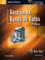 Gestión de bases de datos. 2ª Edición (GRADO SUPERIOR): BASES DE DATOS