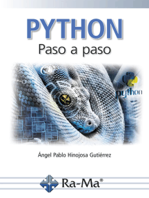 Python Paso a paso: PROGRAMACIÓN INFORMÁTICA/DESARROLLO DE SOFTWARE