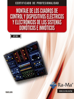 Montaje de cuadros de control y dispositivos eléctricos y electrónicos de sistemas domótico