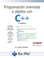 Programación orientada a objetos con C++, 5ª edición.