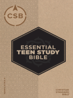 CSB Essential Teen Study Bible: Faithful and True