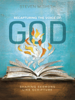 Recapturing the Voice of God: Shaping Sermons Like Scripture