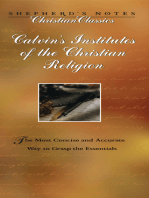 Calvin's Institutes of the Christian Religion