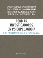 Formar investigadores en Psicopedagogía: Los desafíos para la enseñanza