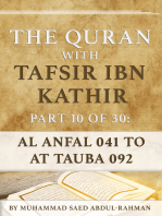 The Quran With Tafsir Ibn Kathir Part 10 of 30: Al Anfal 041 To At Tauba 092