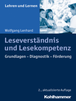 Leseverständnis und Lesekompetenz: Grundlagen - Diagnostik - Förderung