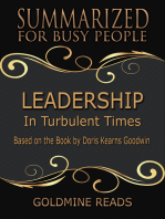 Leadership - Summarized for Busy People