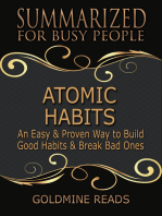 Atomic Habits - Summarized for Busy People