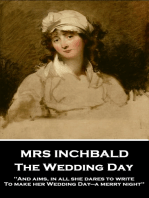 The Wedding Day: 'And aims, in all she dares to write, To make her Wedding Day—a merry night''