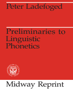 Preliminaries to Linguistic Phonetics