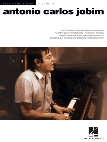 Antonio Carlos Jobim: Jazz Piano Solos Series Volume 17